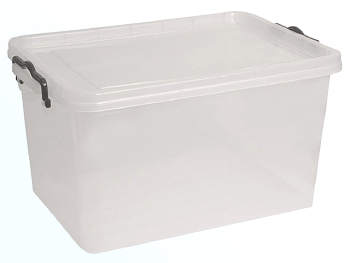 BOX UH-PP 49x34v30cm s víkem 30 litrů
